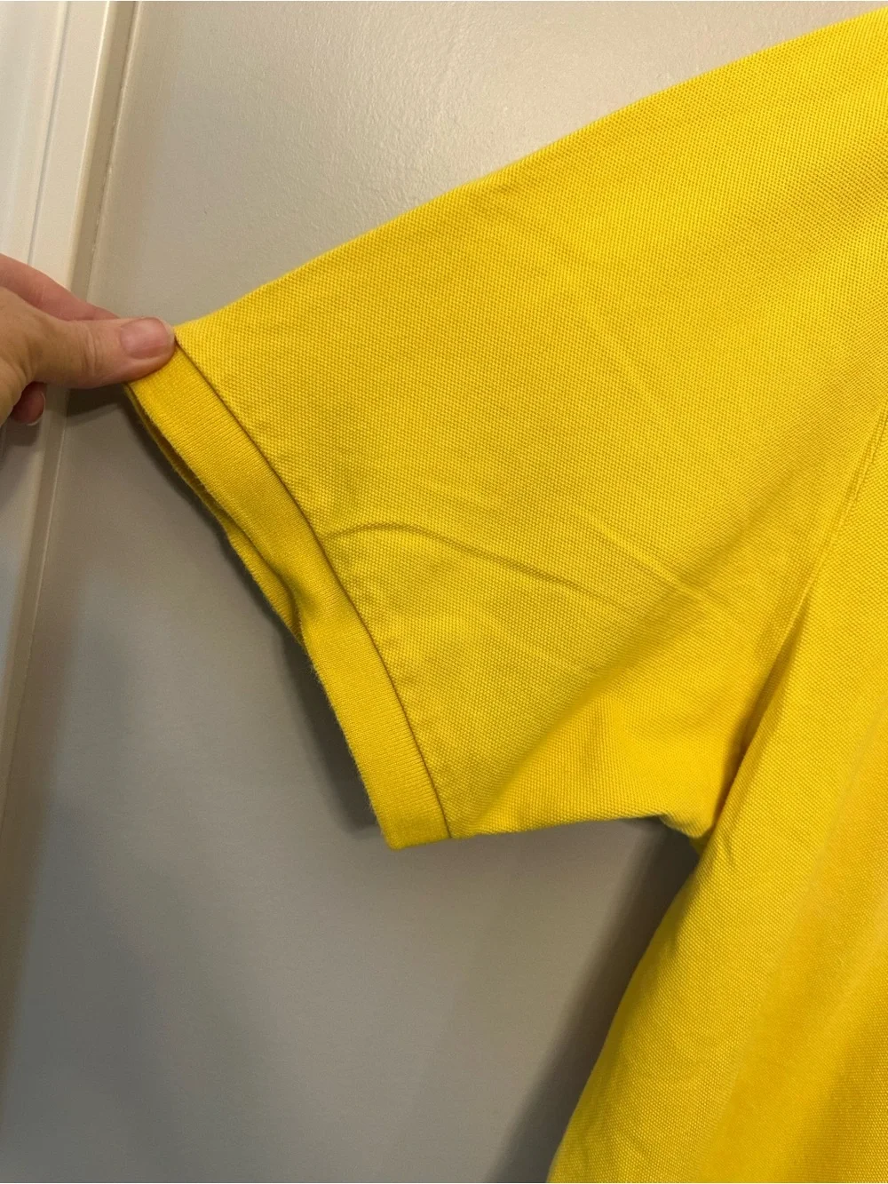 Polo by Ralph Lauren Men’s Yellow Short-Sleeve Polo Shirt